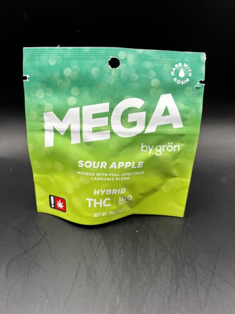 Grön | 100MG | Sour Apple (Hybrid) MEGA Pearl