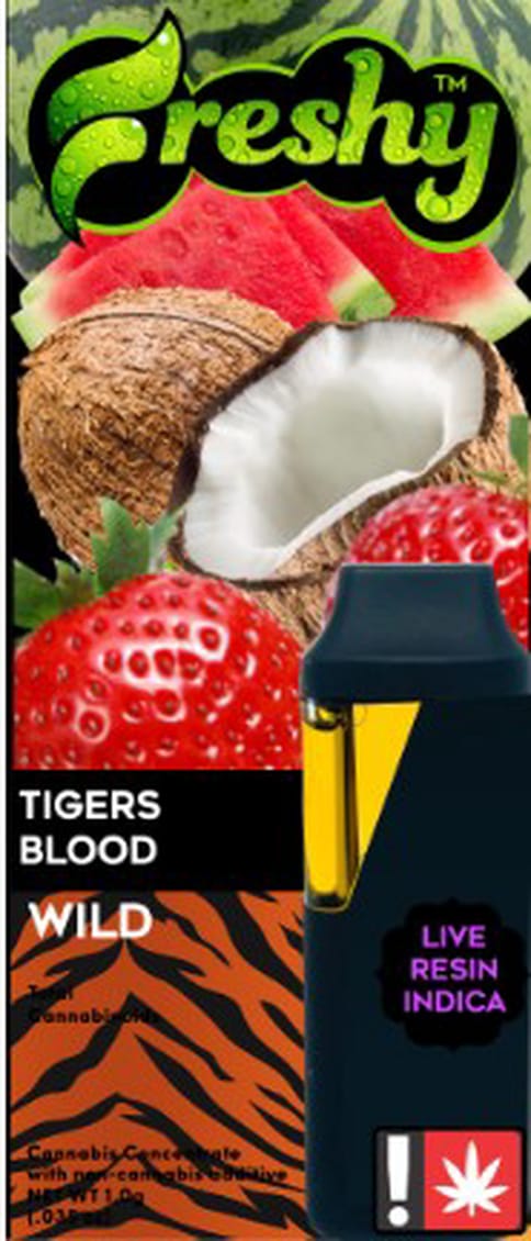 Freshy | Tiger's Blood | 1G | Flavored Live Resin | Disposable