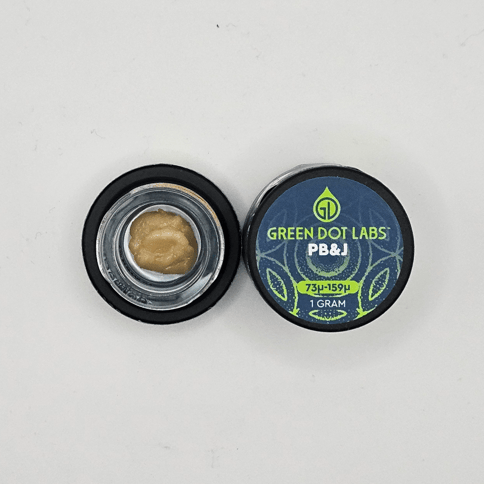 Green Dot | PB&J | H | Live Rosin Badder | 1G