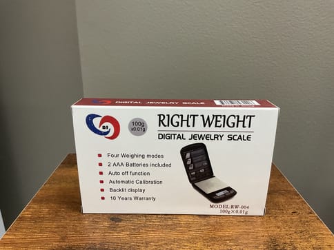 Right Weight Digital Jewelry Scale Phone