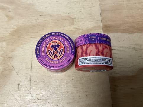 Blissful bites passion fruit gummies