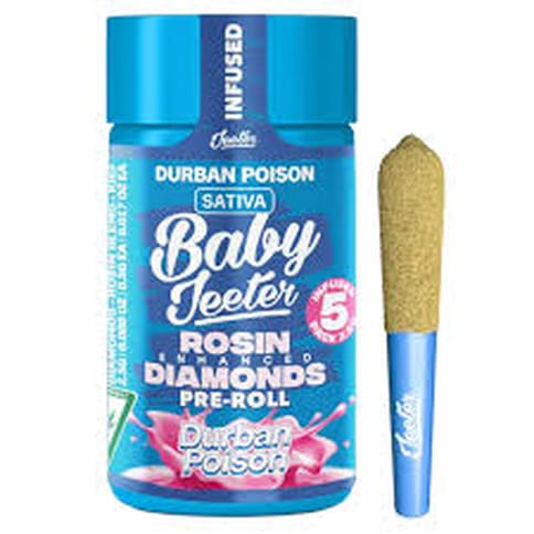 Jeeter | Durban Poison | Infused Preroll | Sativa | 2.5g | 5pk