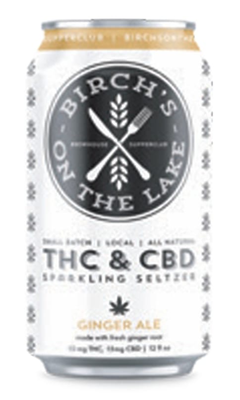 Ginger Ale Seltzer (10mg THC + 15mg CBD)