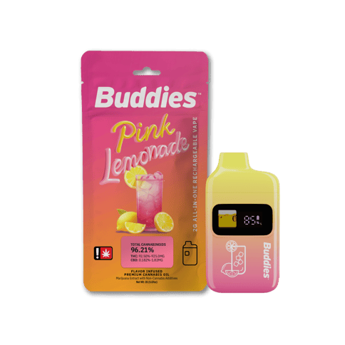 Buddies | Pink Lemonade | 2G | Flavored Distillate | Disposable