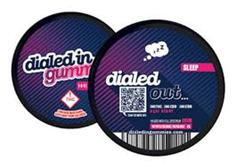 Dialed In - CBD/CBN/THC Sleep Gummies - (5mg x 20) 100:100:100mg