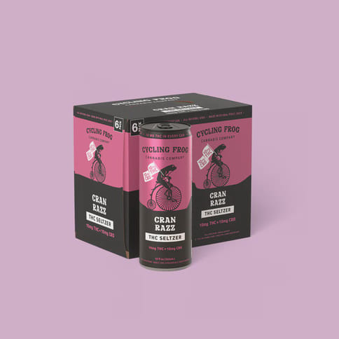 Cycling Frog - THC Seltzer - Cran Raspberry