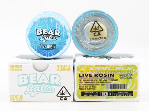 BEAR LABS - ROSIN BADDER - Z RANCHER TIER 3 - 1G