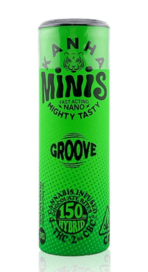 KANHA - Minis - 2:1 THC:CBC NANO Hybrid Groove 150mg Chocolate