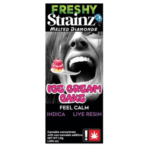 STRAINZ Ice Cream Cake Live Resin 1G Cartridge (Freshy)