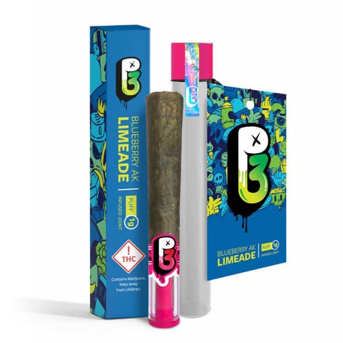 Blueberry AK Limeade 1.2G PreRoll