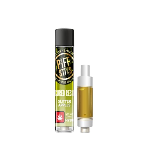 Glitter Apples Cured Resin 2g Cartridge (Piff Stix)