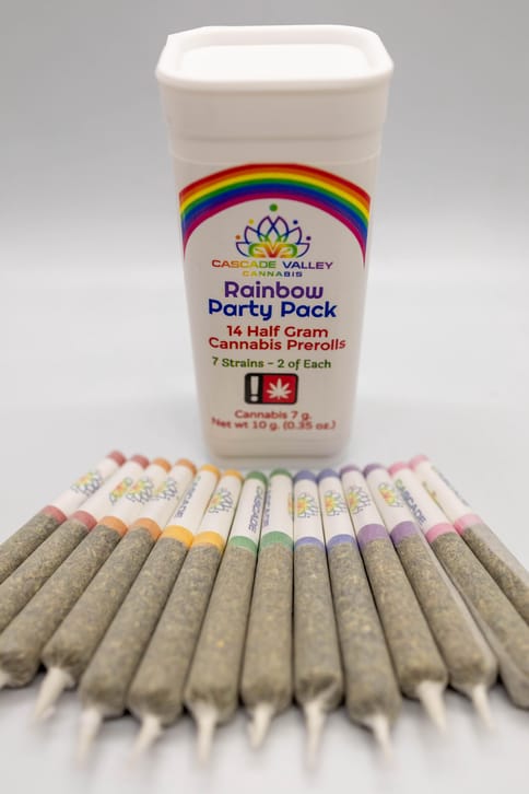 Rainbow Party Pack 14 0.5G Joints (CVC)