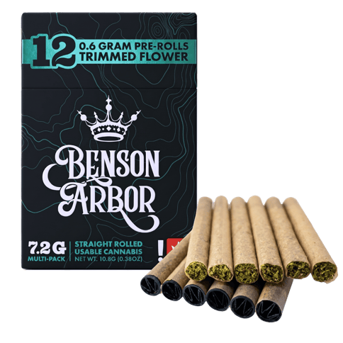 2 STRAIN PRE-ROLL MULTI-PACK | METAL MOUTH & ROCK CANDY | INDICA | 0.6 GRAM | X12