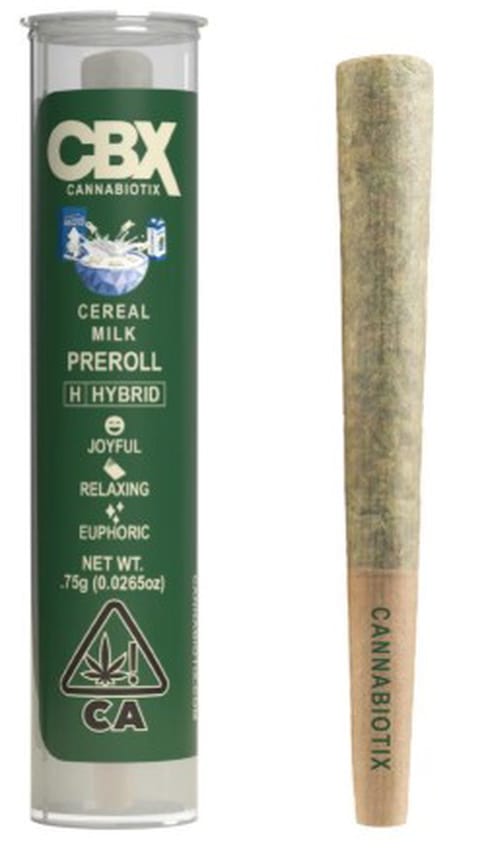 CBX - Cereal Milk - .75g Pre-Roll