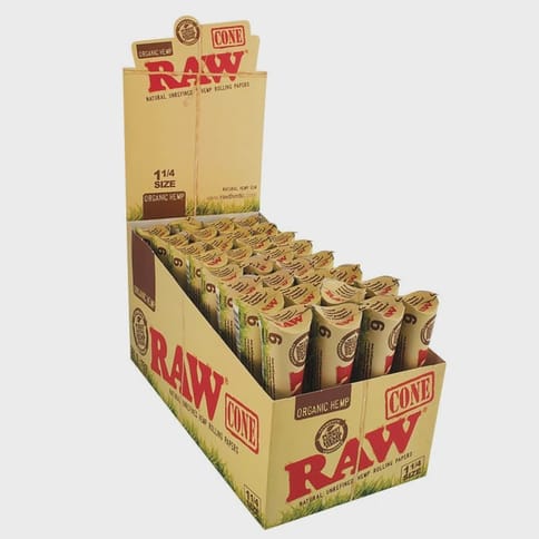 6pk Hemp Cones 1 1/4"