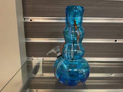 Blue Flower Bong