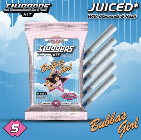 SLUGGERS - INFUSED PREROLL MULTIPACK - BUBBAS GIRL - 3.5G