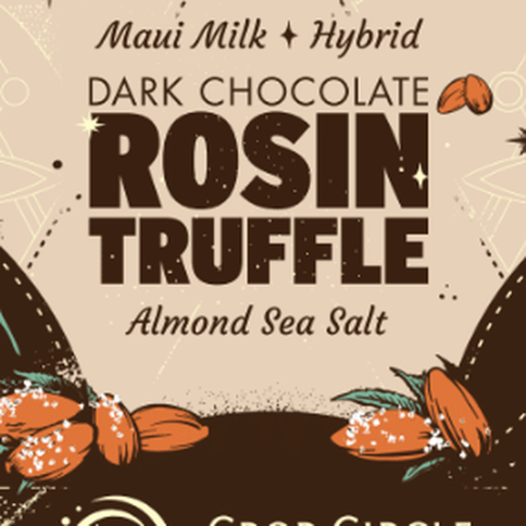 Almond Sea Salt Single 100mg (Crop Circle Chocolates)