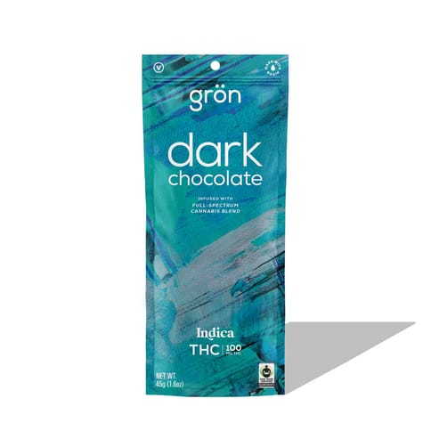 Gron Chocolate | Indica Dark Chocolate 100mg