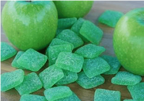 NFuzed Fast-Acting Gummy, Green Apple Singles, 10mg