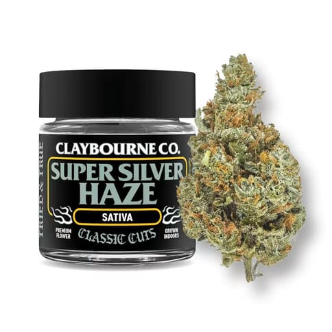 Claybourne Co. | Super Silver Haze Classic Cuts | Flower | 3.5g