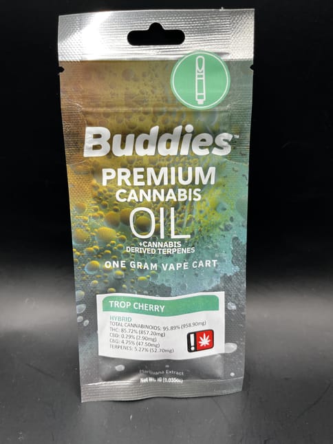 Buddies | Trop Cherry (Hybrid) Distillate Cartridge | 1g