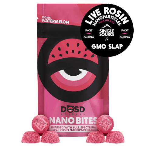 DOSD Rosin Nano Bites | Watermelon 100mg Rec