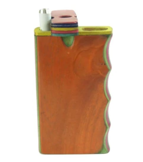 High Mountain Imports | 3" Basic Wood Dugout & Metal Bat