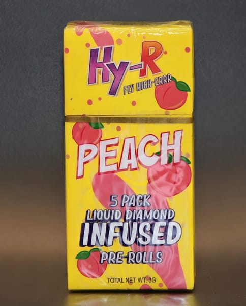 Hy-R | Infused Pre-Roll | Peach 5x .6g