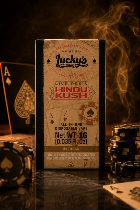 Luckys  | Hindu Kush | 1g Disposable