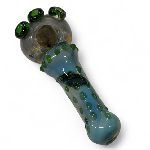 Dotted Large Handpipe - Blue