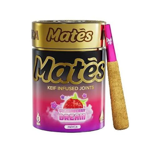MM - Mates - Strawberry Dream - .6g x 5pack - HR Infused Pre-Rolls
