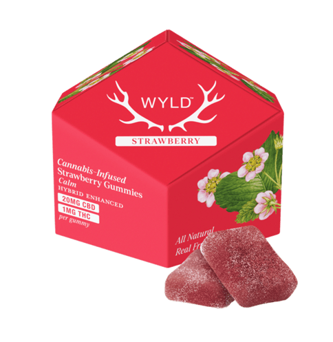 WYLD | STRAWBERRY 20:1 CBD 10MG THC | GUMMY | 200MG