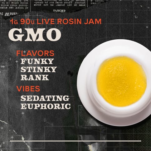 GMO Jam 1g Live Rosin Concentrate