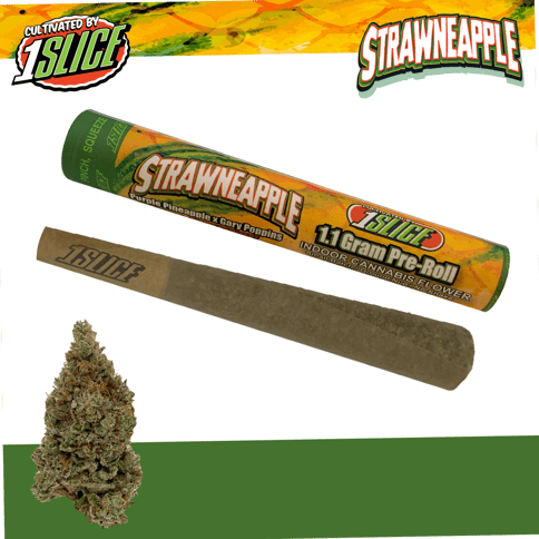 1Slice - Strawneapple - Sativa Pre-Roll - 1.1g