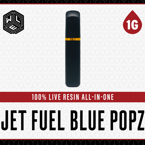 Jet Fuel Blue Pops Live Resin 1G Disposable (WLE)