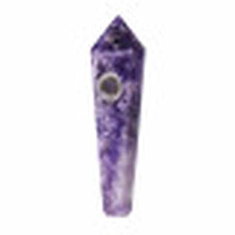 4.25" Amethyst Gemstone Pipe