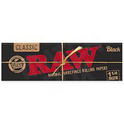 Raw -  Black Classic 1 1/4 - Regular
