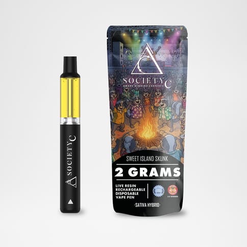 Society C - 2g Live Resin Disposable - Sweet Island Skunk