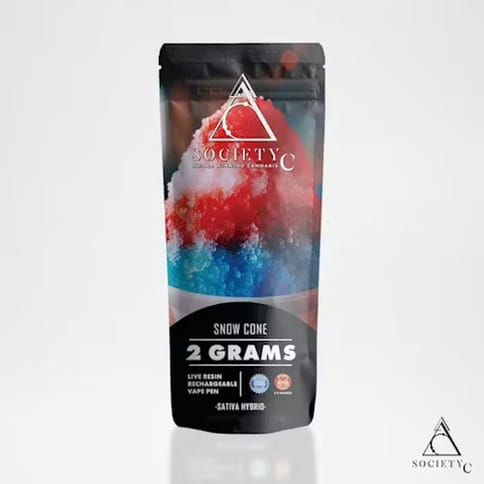 Society C Live Resin Disposable Snow Cone 2g