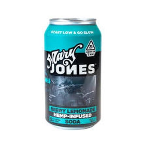 Mary Jones Soda | Berry Lemonade | 100MG | 12oz Can