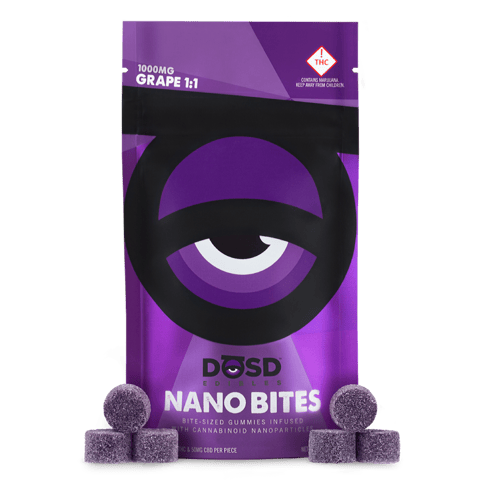 1000MG NANO BITES - GRAPE 1:1 SATIVA