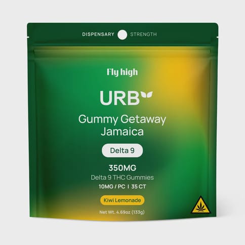 Urb Delta 9 350MG Gummies Kiwi Lemonade