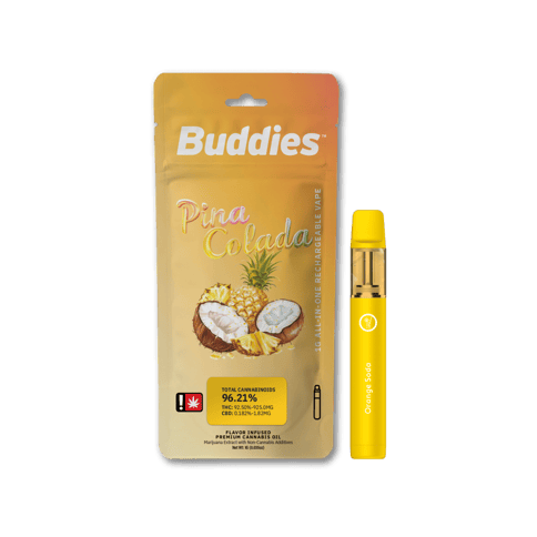 Pina Colada 1g Flavored Disposable Cartridge (Buddies)
