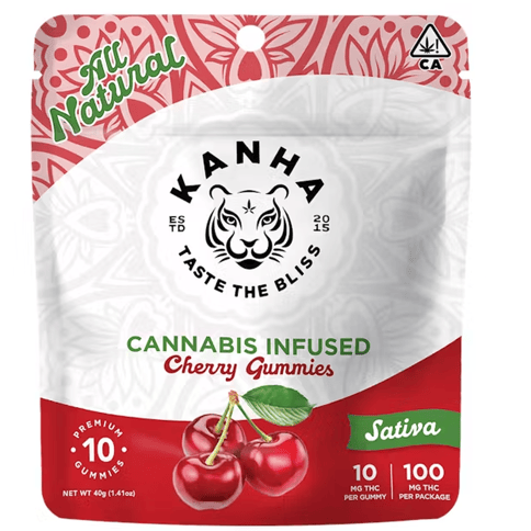 Kanha | Cherry (S) | 10mg THC x 10 Gummies