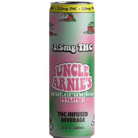 Uncle Arnies | Watermelon Wave | 100mg Infused Soda