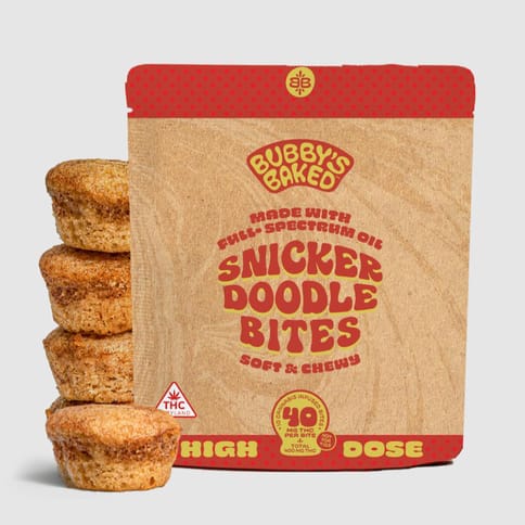 Bubby's  Baked | Bites High Dose | - Snickerdoodle Bites | 40mg x 10