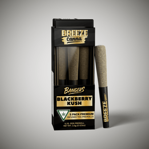 Blackberry Kush Live Resin Bangers | 5pk x 0.7
