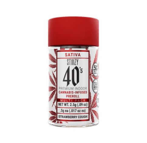 Strawberry Cough - 2.5G - 40s Infused Pre Roll Pack