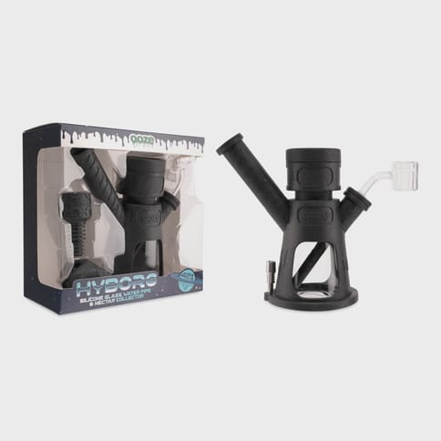 Ooze Hyborg Silicone Glass 4-in-1 Hybrid Water Pipe and Nectar Collector